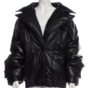 Ronny Kobo Collection Black Puffer Jacket